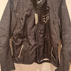 Fox Black Patterned Jacket